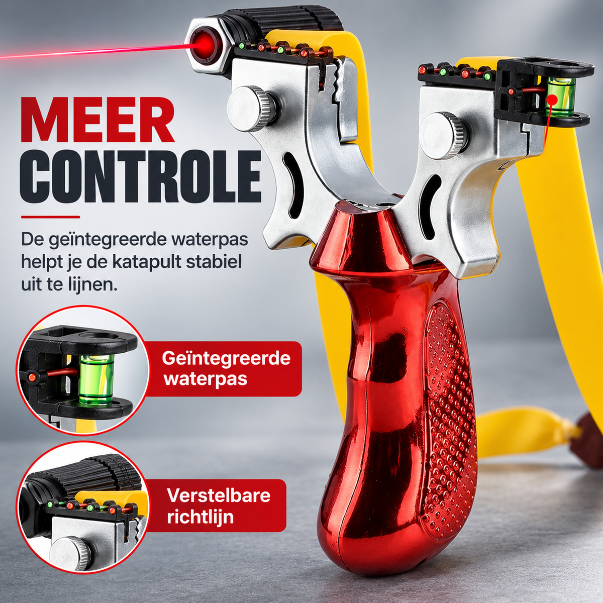 Buiten Doelgericht Oefenspeelgoed met Antislip Grip, LED Gids & Niveau – Lichtgewicht en Duurzaam Ontwerp