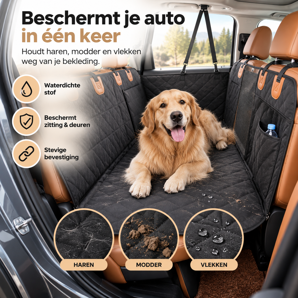 ComfortCarrier | Waar autobescherming en comfort voor je hond samenkomen | +Veilige hondenriem