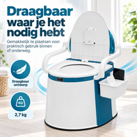 Draagbaar Toilet voor Volwassenen en Ouderen met Ergonomisch Ontwerp