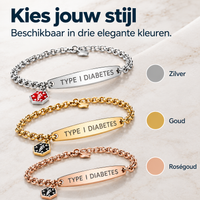 AlertBand diabetes | De veiligheidsarmband die spreekt wanneer jij dat niet kan