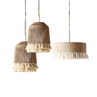 Bohemian Vintage Hennep Touw Tassel Kroonluchter