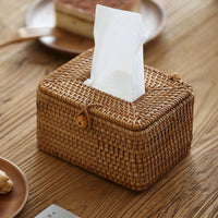 Op maat gemaakte Rieten Tissue Box