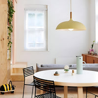 Noordse Stijl Houten IJzeren Kunst Hanglamp