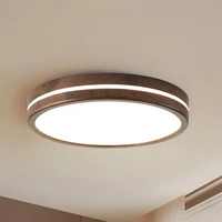 Noxu - Stijlvolle Houten LED Plafondlamp
