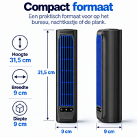 AirWave – Oplaadbare kolomventilator