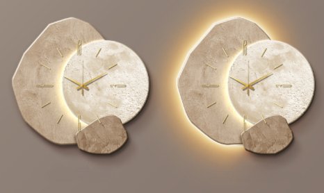 Minimalistische Wanduhr in Scandinavisch Design - NordiqTime