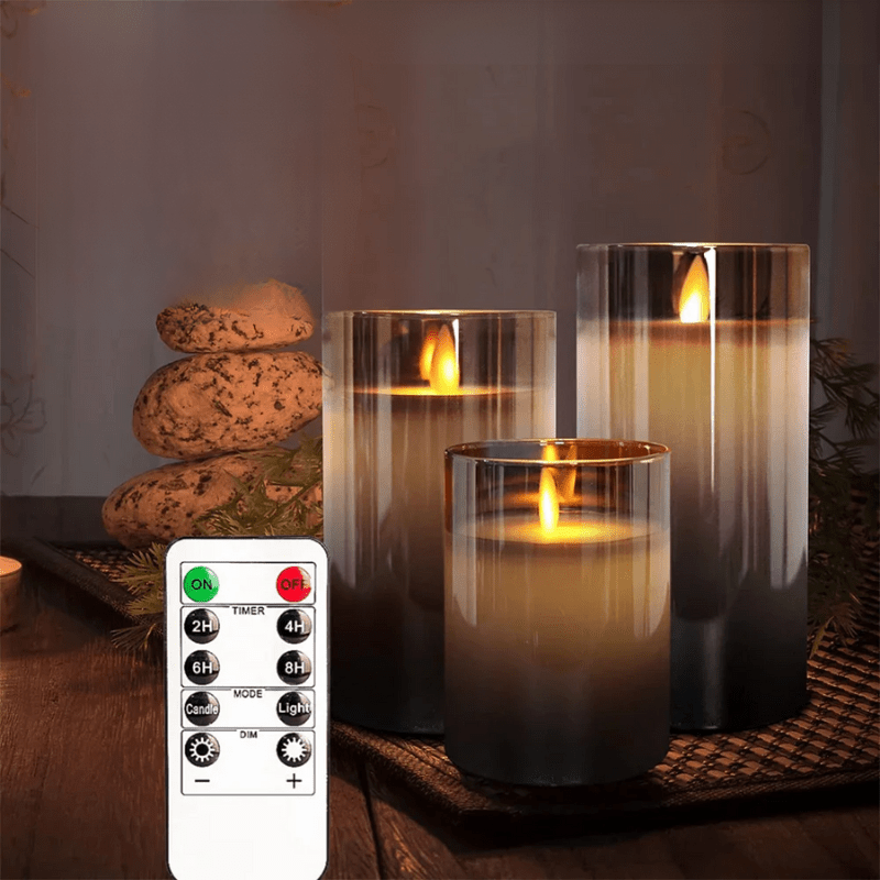 Realistische LED-kaarsen met sfeervolle vlam-effect