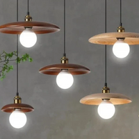 Virena - Nordic Minimalistische Houten LED Hanglamp