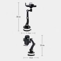 Telefoonhouder voor Auto | Telefoonhouder met Zuignap & 360° Draaibaar | LuxGrip