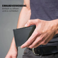 Ultradun Kaartenetui met RFID-Diefstalbeveiliging (RVS, tot 6 kaarten)