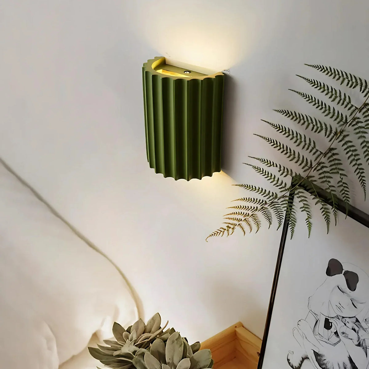 Nordic Resin Clarity Minimalistische Wandlamp