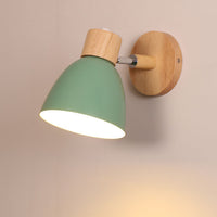 Moderne Minimalistische Houten Kegel LED Wandlamp | 1-Licht