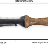 Survivalmes Van TrailForge Pro Grip Met Ergonomisch Handvat En Robuust Lemmet