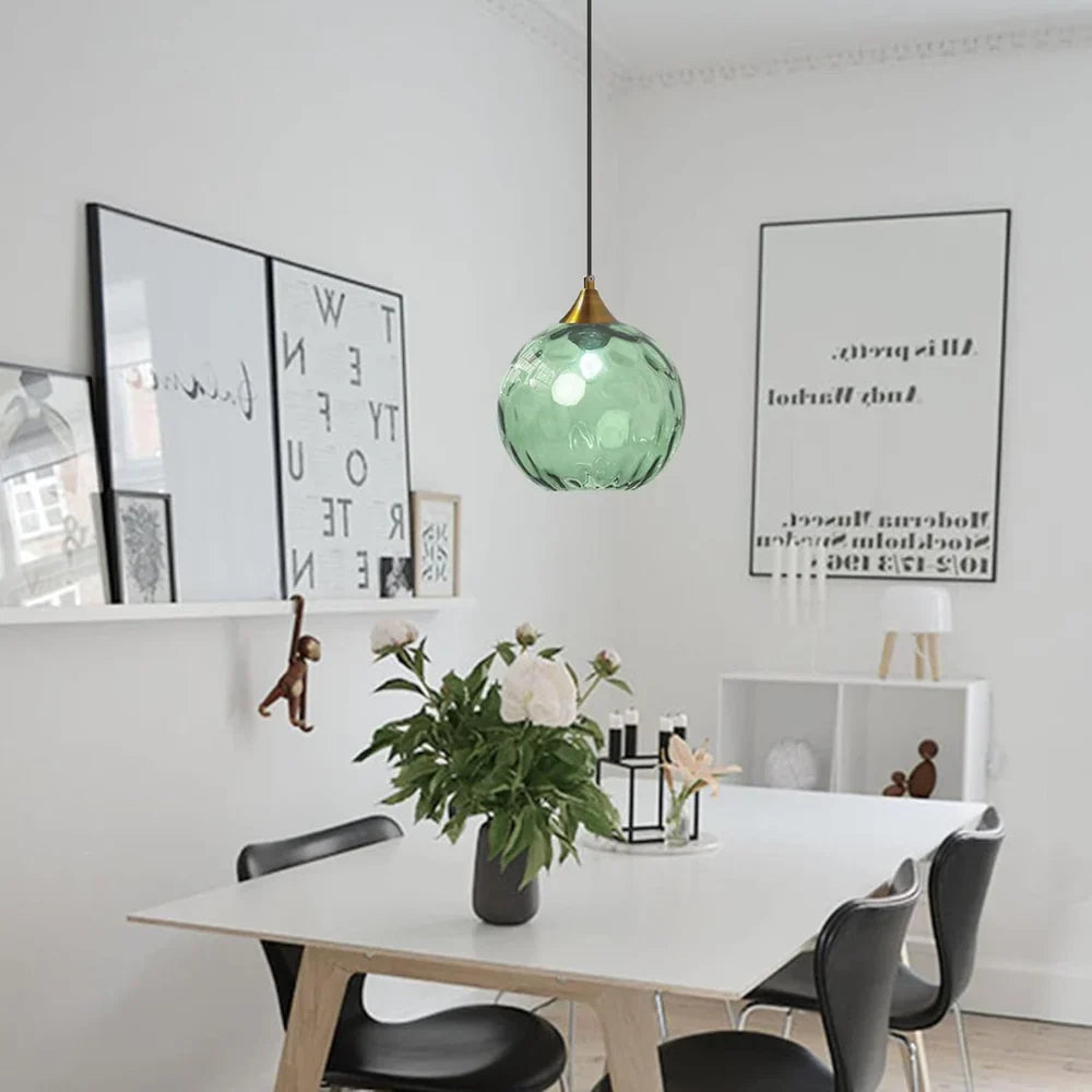 Moderne LED Nordic Plafond Glas Bal Hanglamp