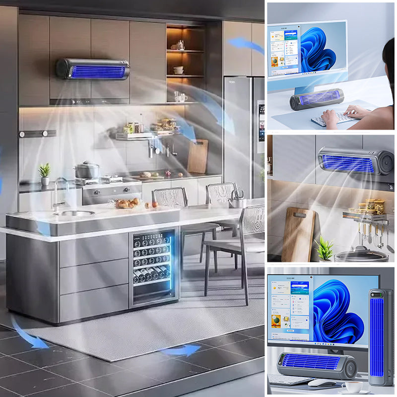 AirWave – Draagbare Oplaadbare Airconditioner met 12 Uur Batterijduur