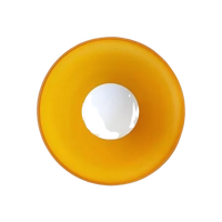 Nordic Glass Olive Disc Wand- & Plafondlamp LED 1-lamp