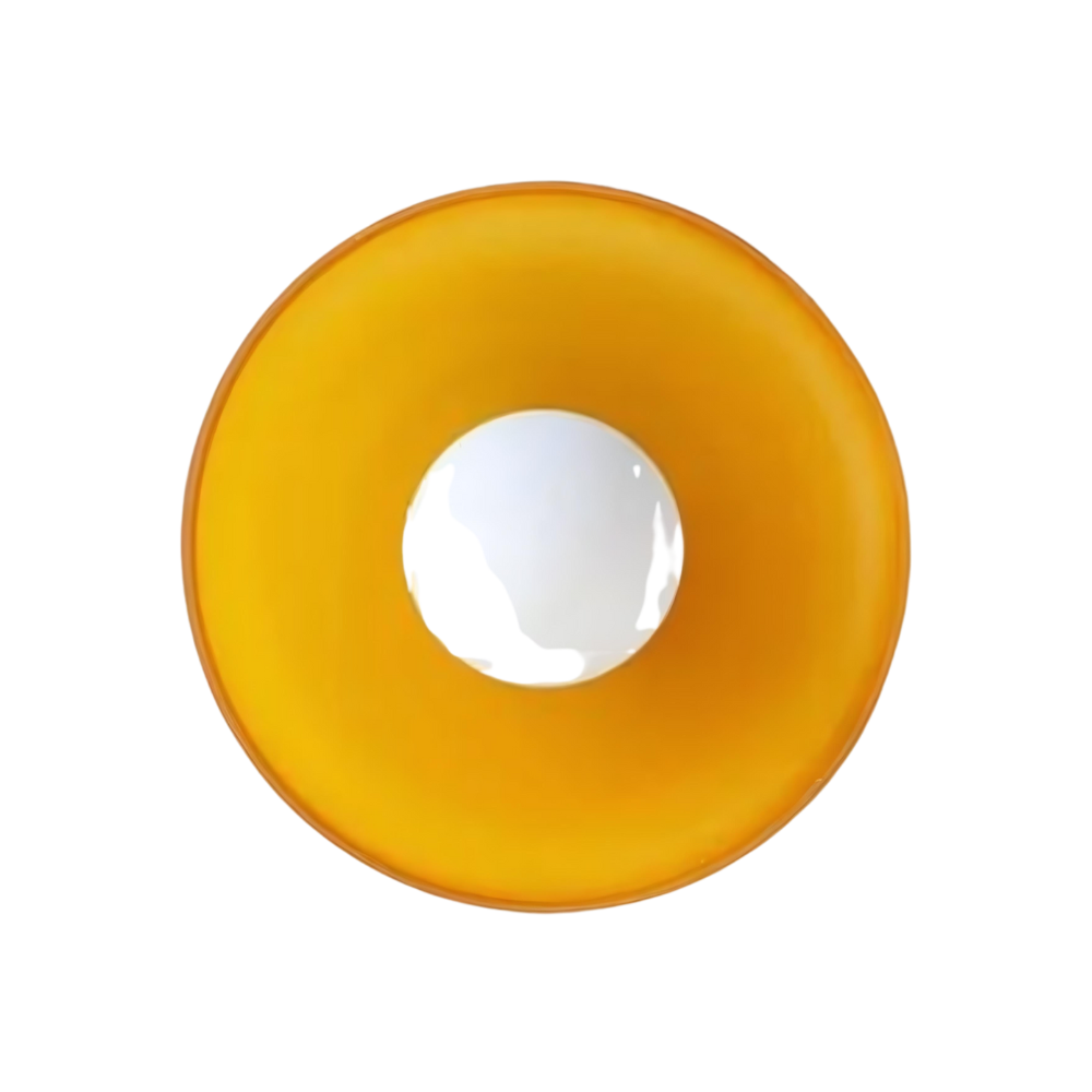 Nordic Glass Olive Disc Wand- & Plafondlamp LED 1-lamp