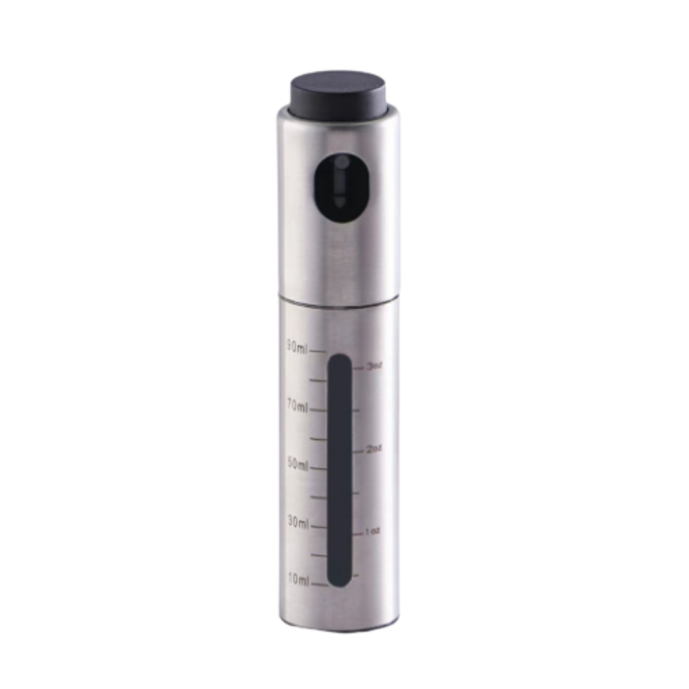 Olieverstuiver CULINARA FineMist | 100 ml roestvrijstalen spuitfles | Voor olie, azijn & BBQ | Navulbaar & nauwkeurig doseerbaar