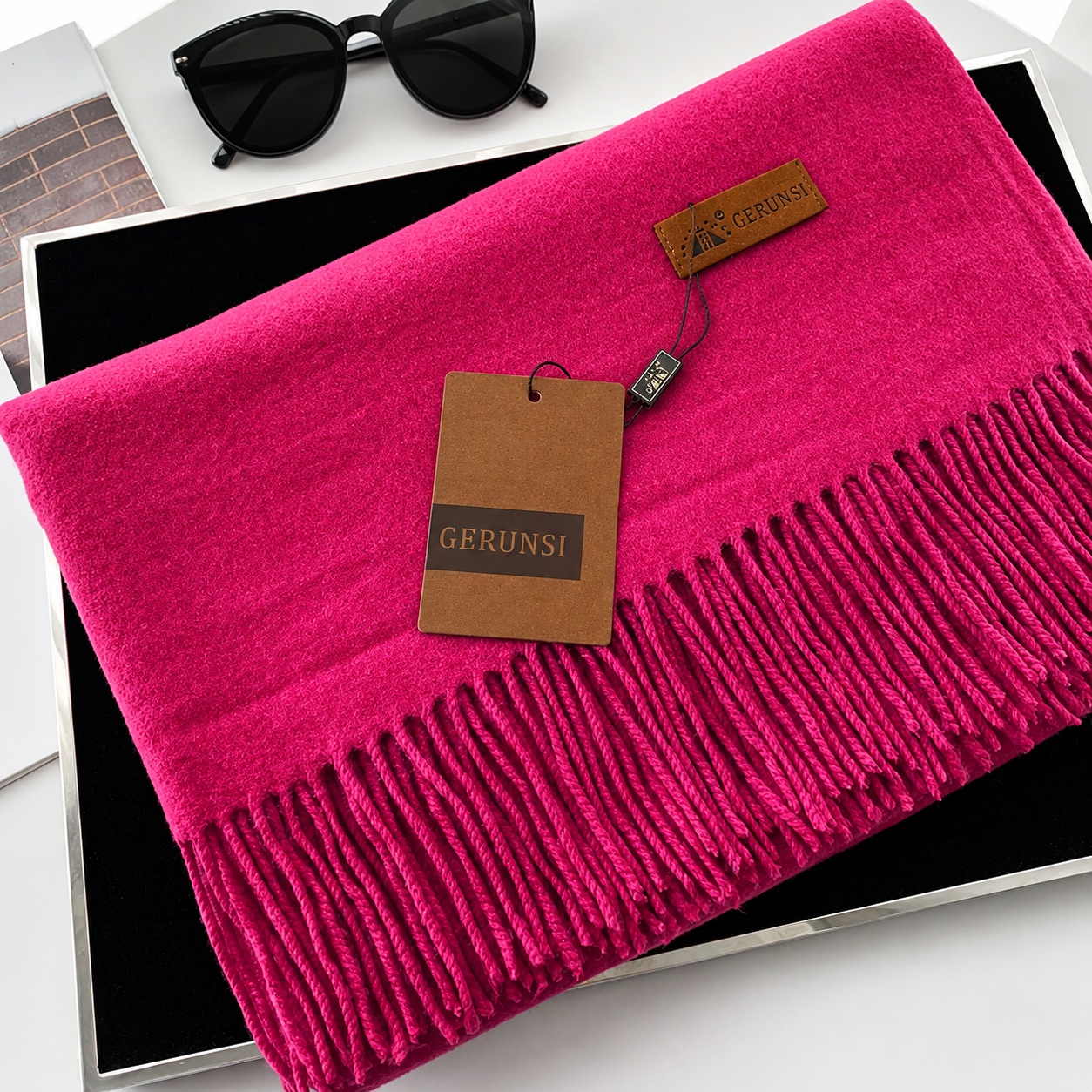 Luxueuze Kasjmier Sjaal – Elegant, Warmte En Comfort