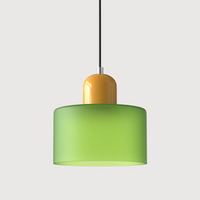 Gekleurde glazen Bauhaus hanglamp