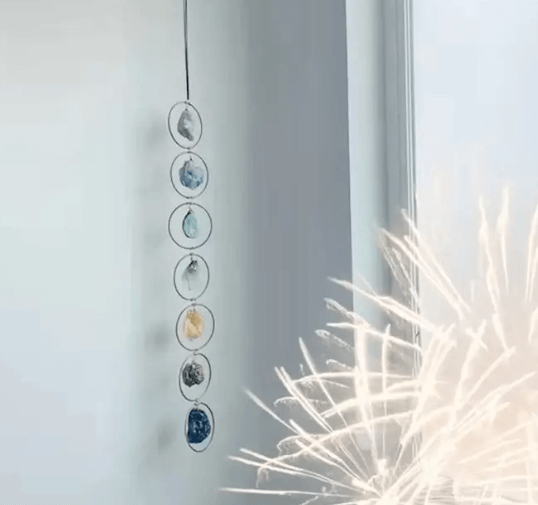 7 Chakra Edelsteen wanddecoratie