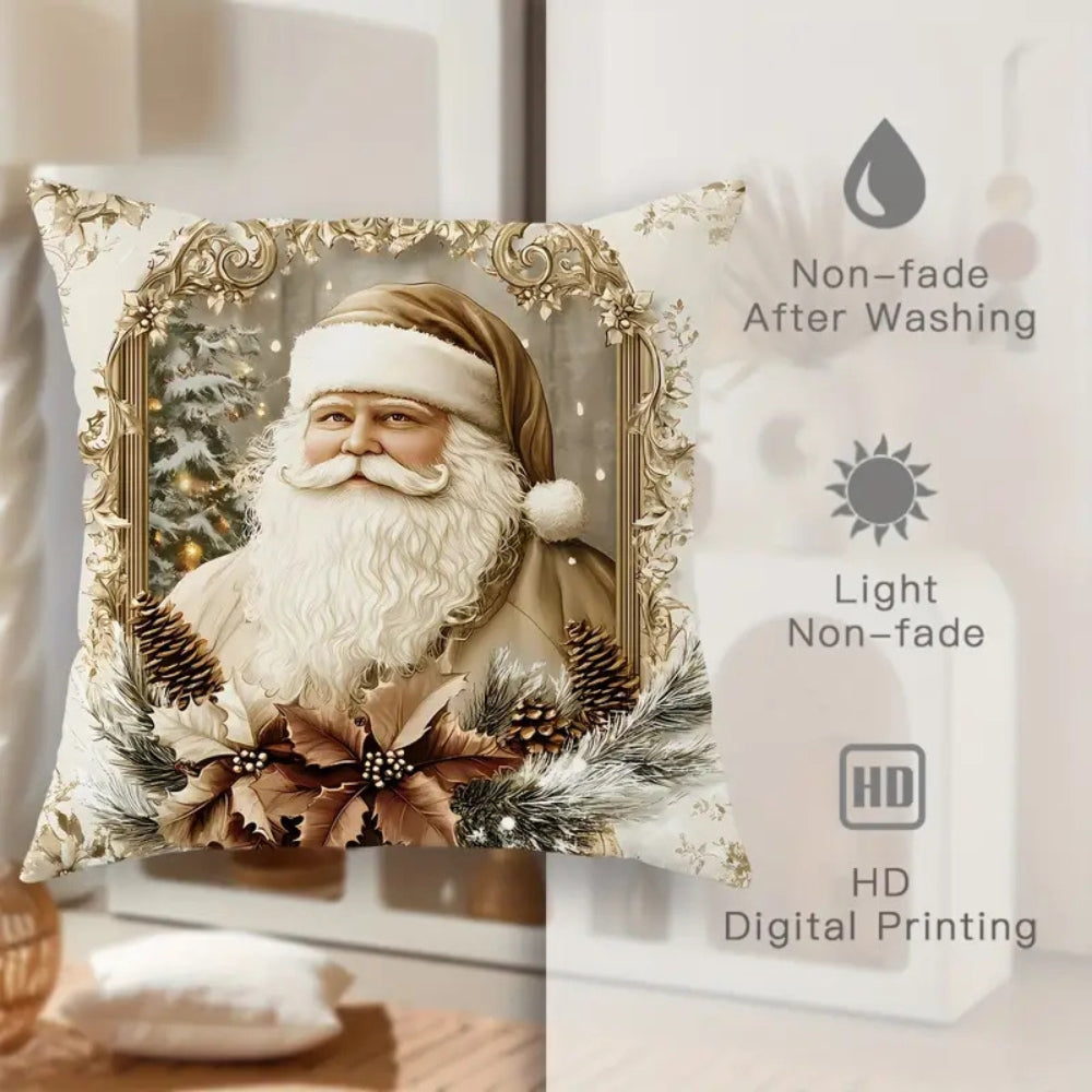 Gouden Fluwelen Kerstkussenslopen