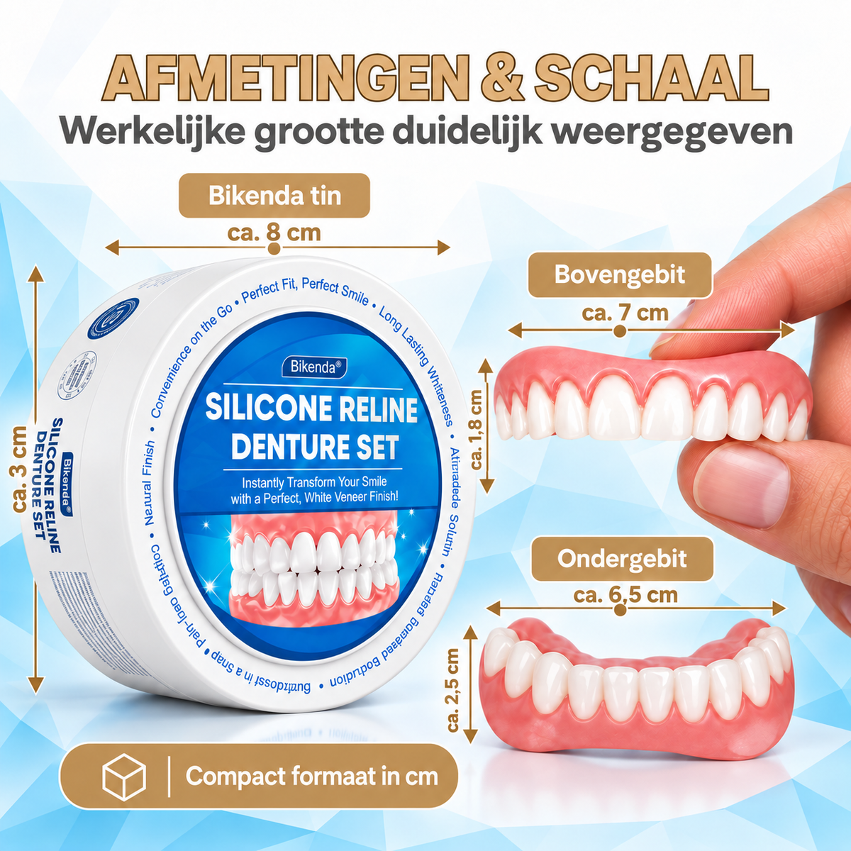 Bikenda | Ervaar het comfort van een kunstgebit voor een fractie van de prijs