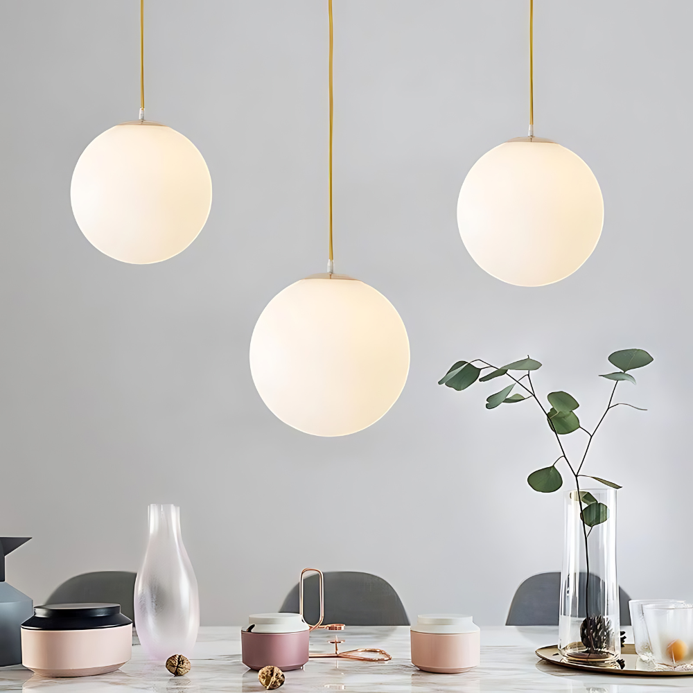 Nordic Globe Melkglas Hanglamp