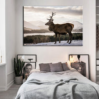 Donkere Winterhert – Canvasprint