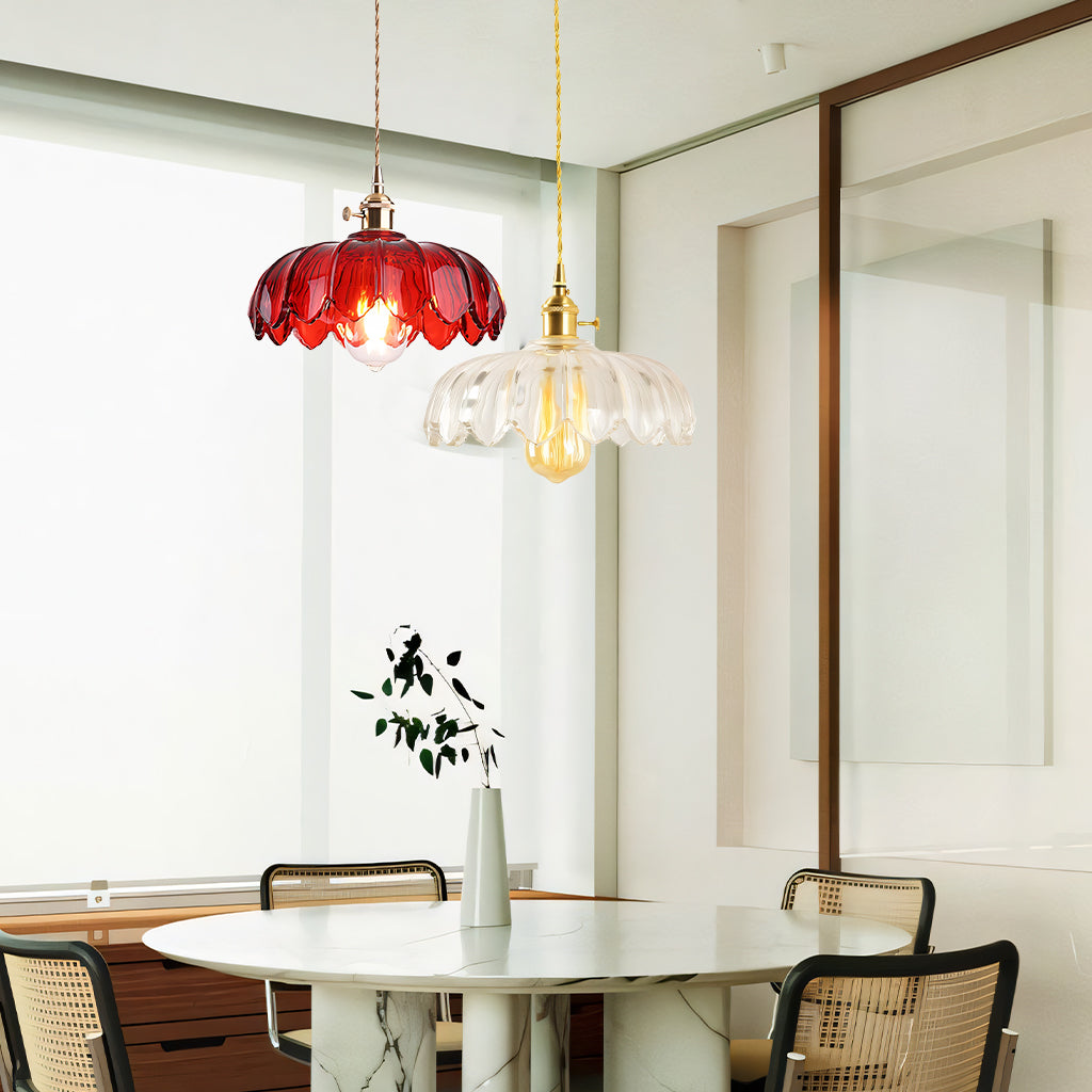 Fay Rustieke Tulp Glas Hanglamp