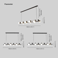Epoch Vintage LED Kroonluchter Zwart Metaal Eetkamer/Woonkamer/Bar