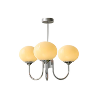 Marshmallow Moderne Glazen Bollen Kroonluchter