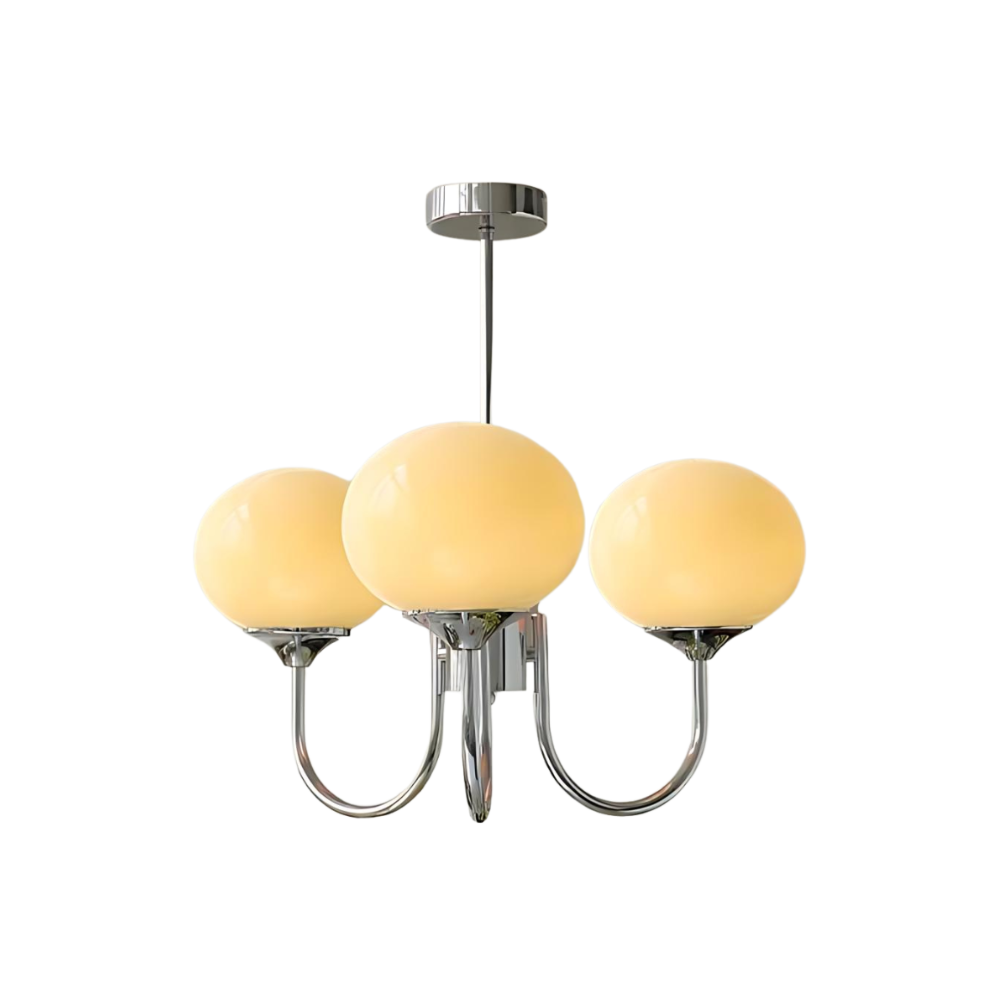 Marshmallow Moderne Glazen Bollen Kroonluchter