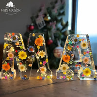 50% KORTING | FloraLetter - Bloemenlampletters van Hars