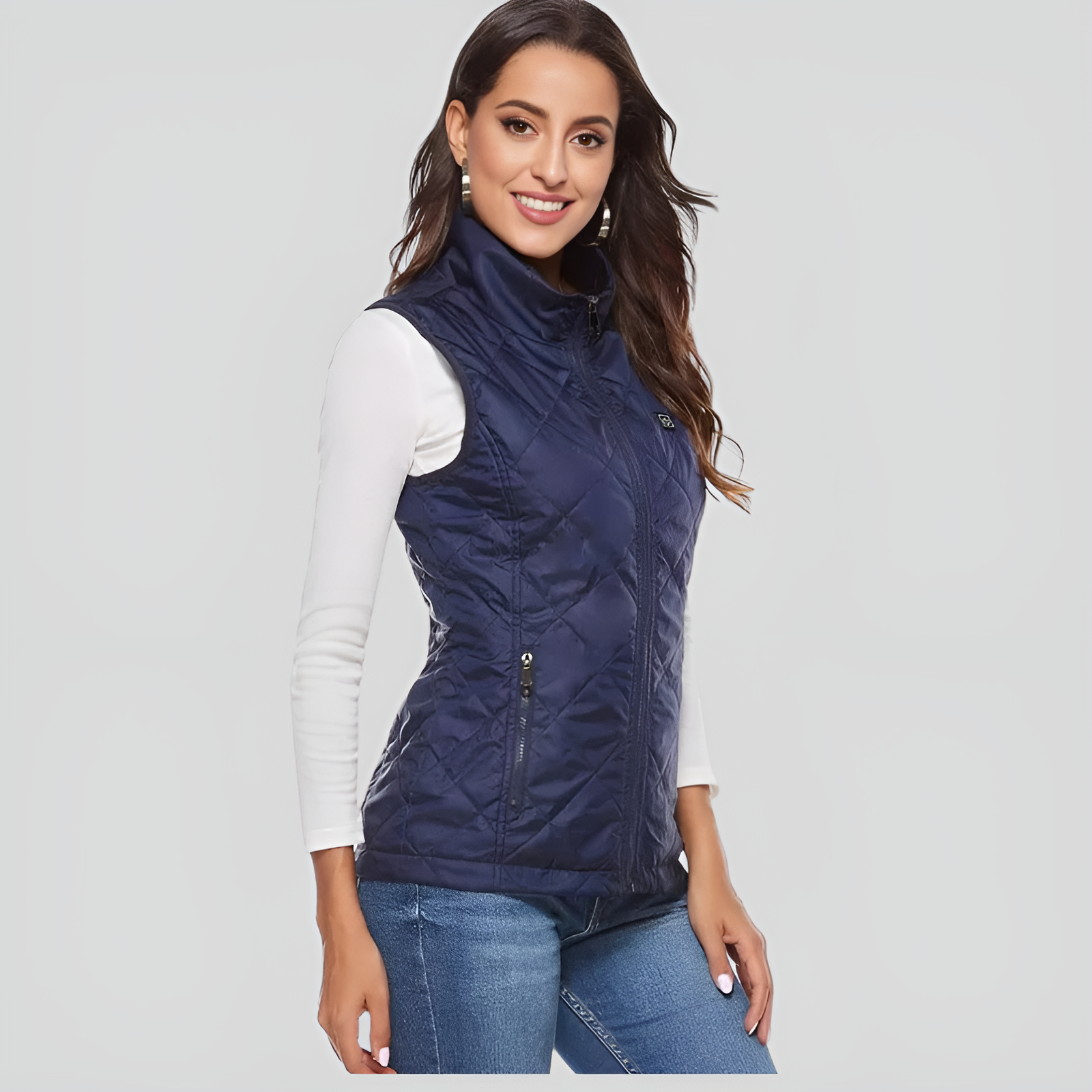Brehn | Verwarmde Vest voor Vrouwen met Dubbele Controle en 9 Verwarmingszones – Comfort en Warmte voor Elk Seizoen