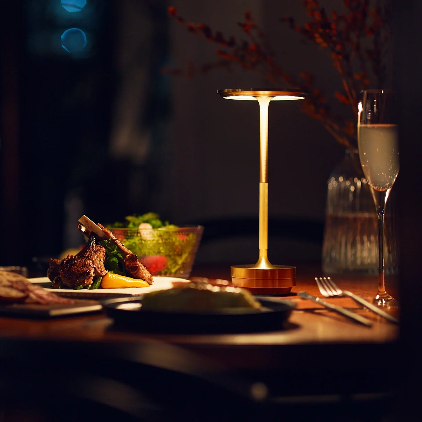 Luxe Draadloze Tafellamp - LED Verlichting
