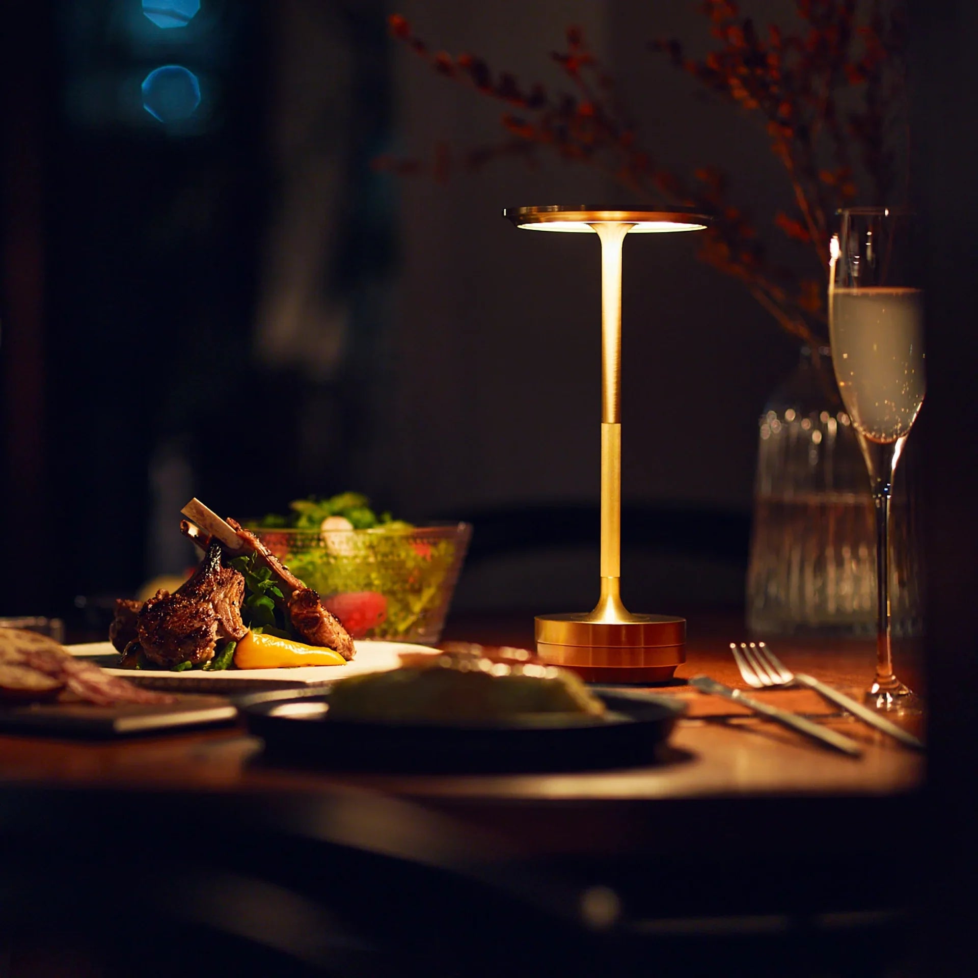 Luxe Draadloze Tafellamp - LED Verlichting