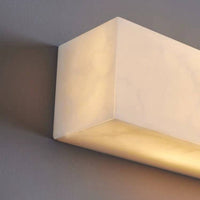 Edge Moderne Rechthoekige Alabaster Buitenwandlamp