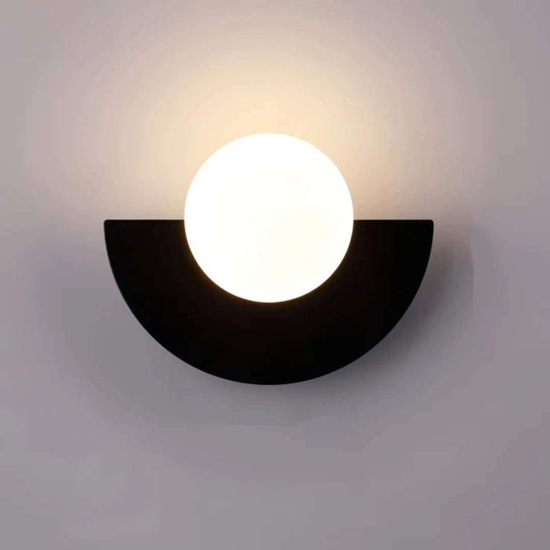 Moderne Minimalistische Glazen Globe Wandlamp LED 1-Licht