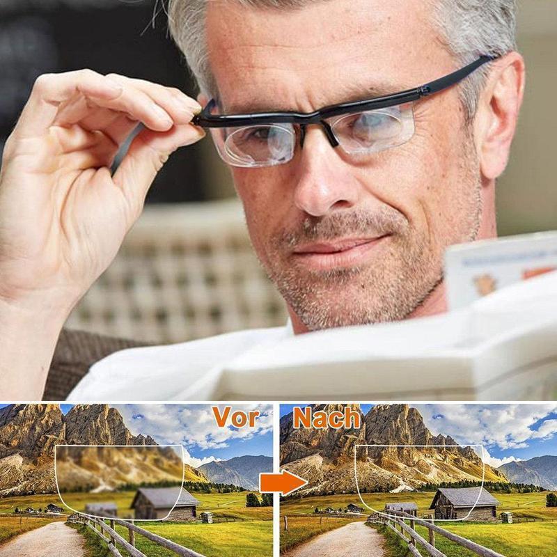 Fokus instelbare bril Leesbril Unisex