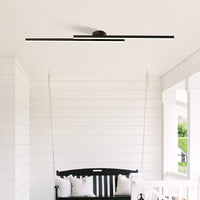 Minimalistische Aluminium LED Plafondlamp Van LumenVale Voor Woonkamers Ontwerp