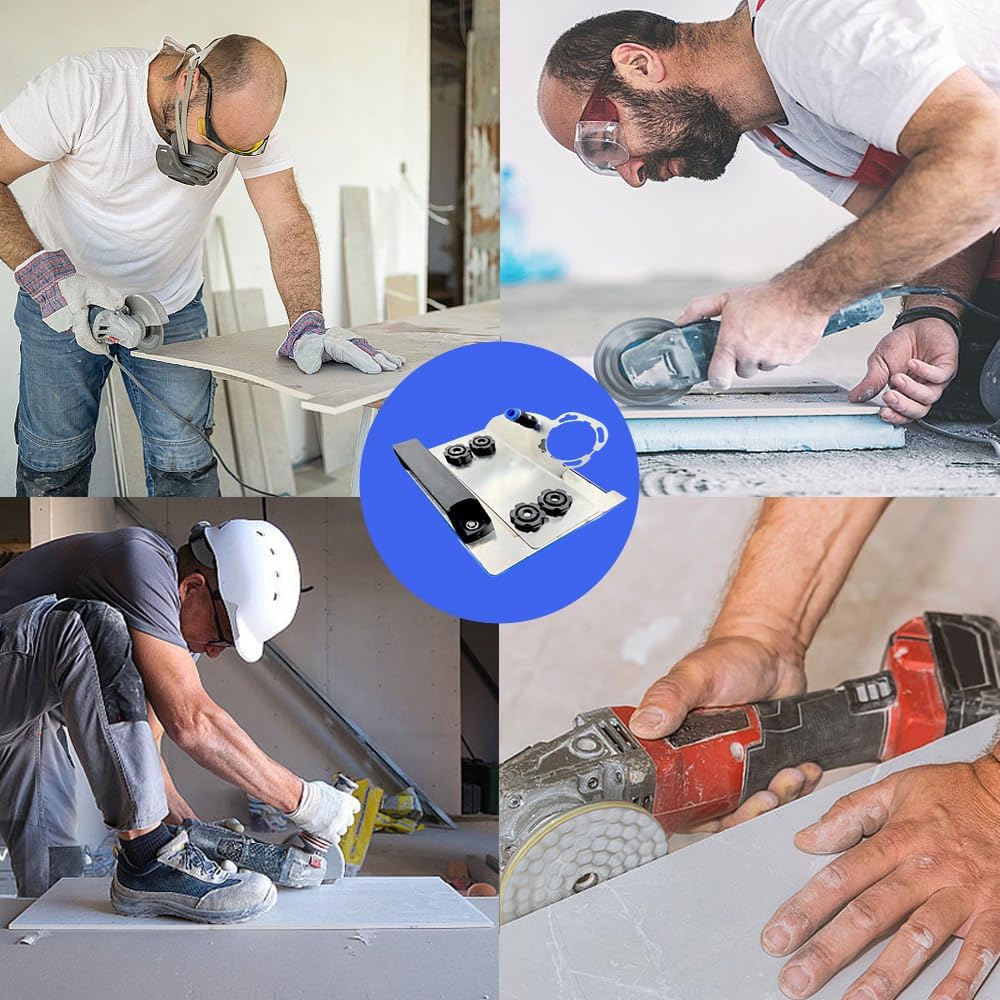 ExactEdge™ | Hoekslijperhouder voor 45°-tegelsnedes – Schone randen & precisie