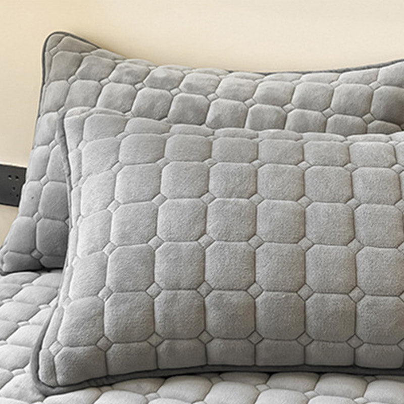 ComfiSquare - Zachte Dekbedhoes in Moderne Stijl met Vierkante Textuur