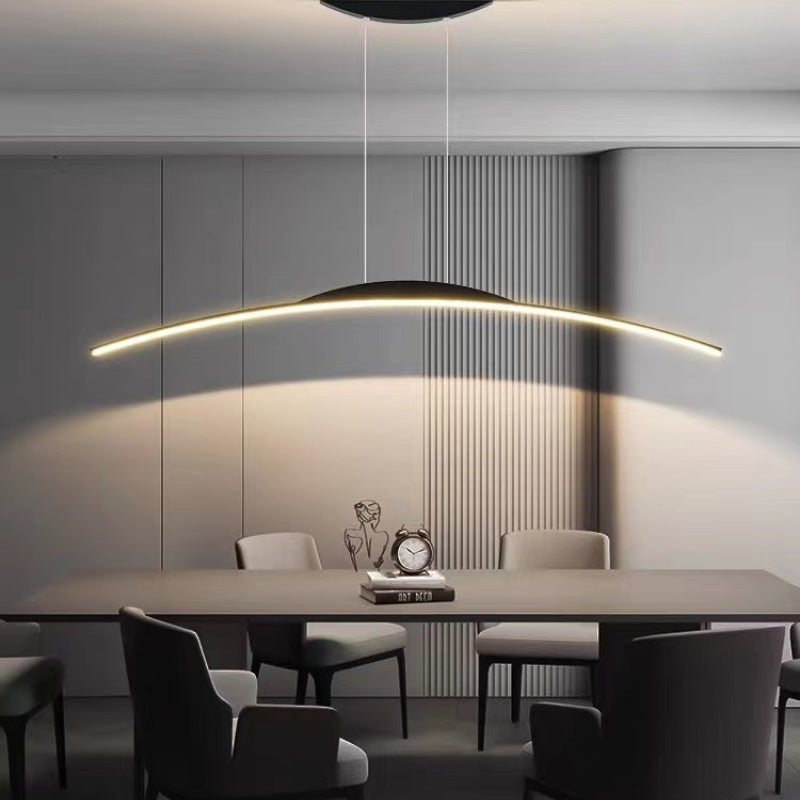 Floa Minimalistische Lineaire Metalen Afstandsbediening Hanglamp