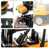 Zware Remote Control Heftruck – 1:24 Schaal met Lichten & Trailer