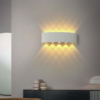 Tronix Moderne Rechthoekige Wandlamp Zwart/Wit. Gang