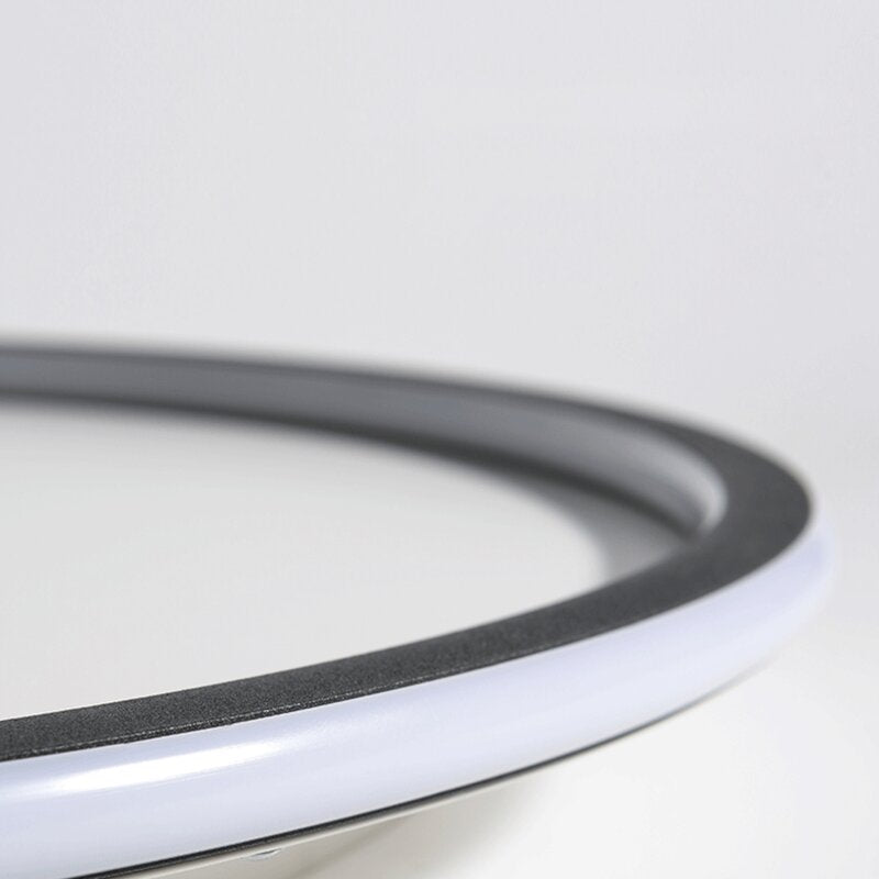 Arisha Moderne Ring LED Plafondlamp Zwart/Wit Woon/Slaapkamer