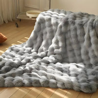 Pluche Winterdeken | Zachte deken van imitatiebont voor ultiem wintercomfort.