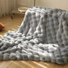 Pluche Winterdeken | Zachte deken van imitatiebont voor ultiem wintercomfort.