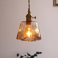 Zina Hanglamp Glas&Messing